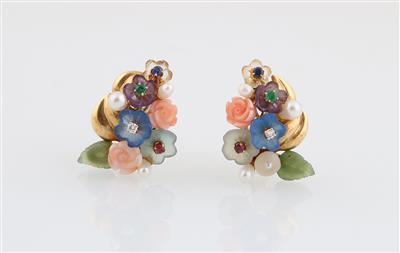 Blüten Ohrclips - Exquisite jewellery