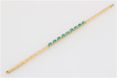 Brillant Smaragd Armband - Erlesener Schmuck