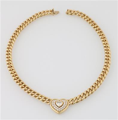 Diamantcollier zus. ca.1,20 ct - Gioielli scelti