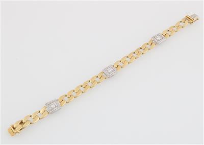 Diamant Armband zus. ca. 1 ct - Erlesener Schmuck