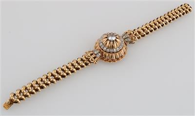 Diamant Schmuckarmbanduhr zus. ca. 3,70 ct - Jewellery
