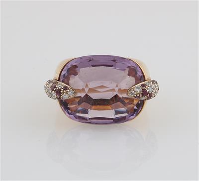 Pomellato BrillantAmethystring - Erlesener Schmuck