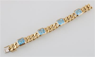 Armband mit behandelten Topasen zus. ca. 18 ct - Jewellery