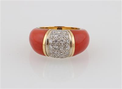 Diamant Korallenring - Jewellery