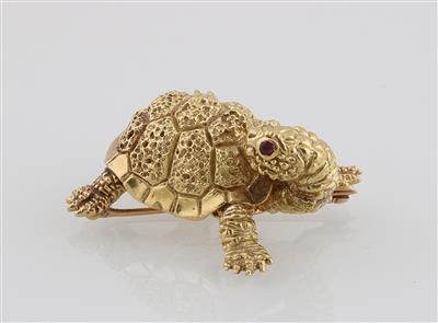 Brosche Schildkröte - Exkluzivní šperky