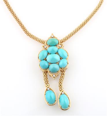 Türkiscollier - Exquisite jewellery