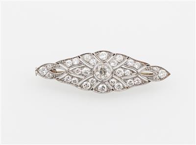 Altschliffdiamant Brosche zus. ca. 1,50 ct - Exquisite jewellery