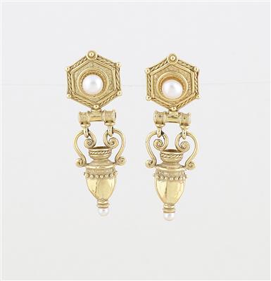 Kulturperlen Ohrsteckgehänge - Exquisite jewellery