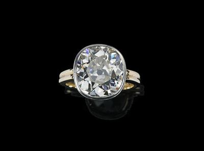 Altschliffdiamantsolitär Ring ca. 6,50 ct - Exquisite jewellery