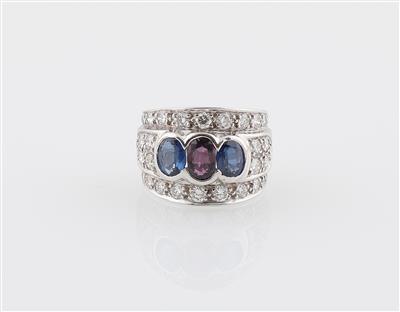 Brillant Farbstein Ring - Exquisite jewellery