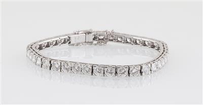 Brillantarmkette zus. ca. 7,50 ct - Exquisite jewellery