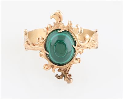 Rene Marcel Riviere Malachit Armreif Serie Korona - Exquisite jewellery