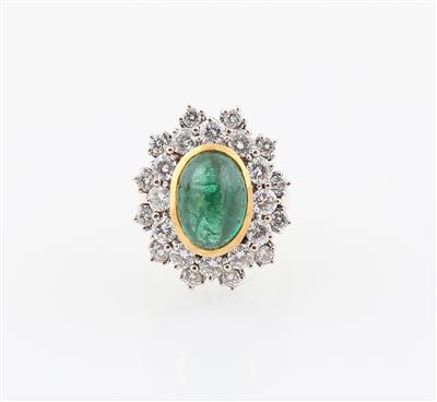 Brillant Smaragdring - Exquisite jewellery