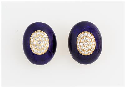 Brillant Ohrclips zus. ca. 1,60 ct - Exquisite jewellery