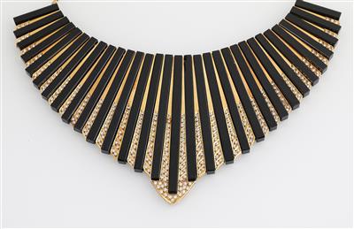 Brillant Onyx Collier - Exquisite jewellery