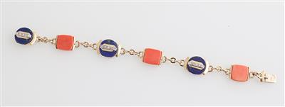 Korallen Lapislazuli Armband - Exquisite jewellery