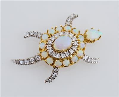 Brillant Opal Brosche Schildkröte - Exkluzivní šperky