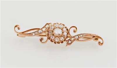 Diamantbrosche zus. ca. 1,20 ct - Exquisite jewellery