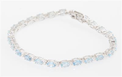 Brillant Aquamarin Armband - Exquisite jewellery