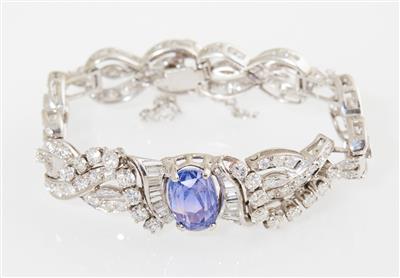 Diamant Saphir Armband - Erlesener Schmuck Muttertag