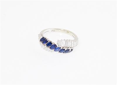 Diamant Saphir Ring - Erlesener Schmuck Muttertag