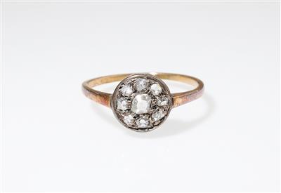 Altschliffdiamant Ring zus. ca. 0,40 ct - Exquisite jewellery