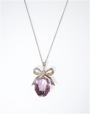 Diamant Amethyst Anhänger - Exkluzivní šperky