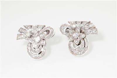 Diamant Ohrclips zus. ca. 1,30 ct - Gioielli scelti