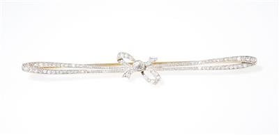 Diamantbrosche zus. ca.0,30 ct - Exquisite jewellery