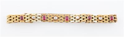 Altschliffdiamant Rubin Armband - Exquisite jewellery