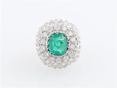 Brillant Smaragd Ring - Exquisite jewellery