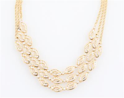 Brillantcollier zus. ca.5,70 ct - Exquisite jewellery