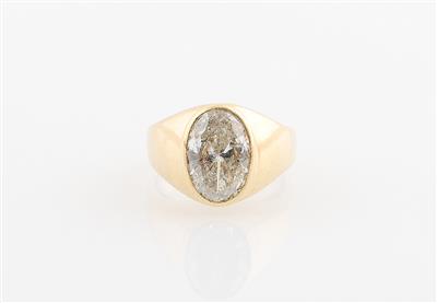 Diamantsolitär Ring ca.4,05 ct - Gioielli scelti