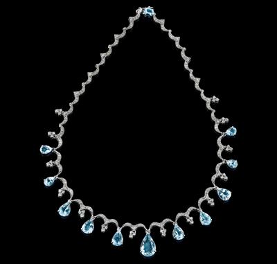 Brillant Aquamarincollier - Jewellery