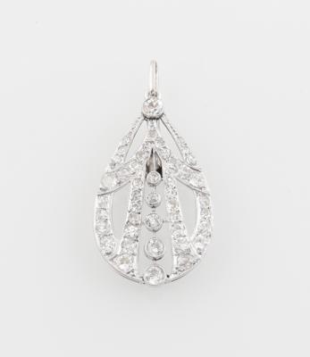 Altschliffdiamant Anhänger zus. ca. 1 ct - Gioielli scelti