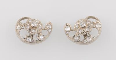 Altschliffdiamant Ohrclips zus. ca. 1,40 ct - Exquisite jewellery