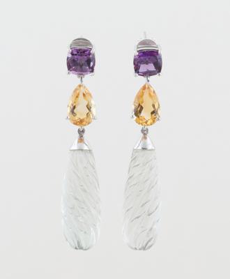 Amethyst Citrin Ohrgehänge zus. ca. 64 ct - Exquisite jewellery