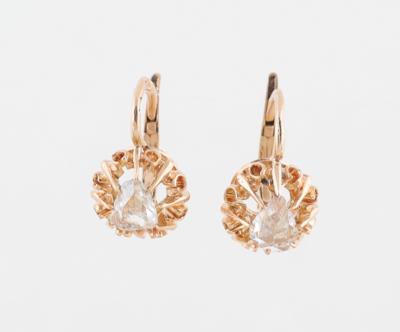 Diamant Ohrringe zus. ca. 0,70 ct - Exquisite jewellery