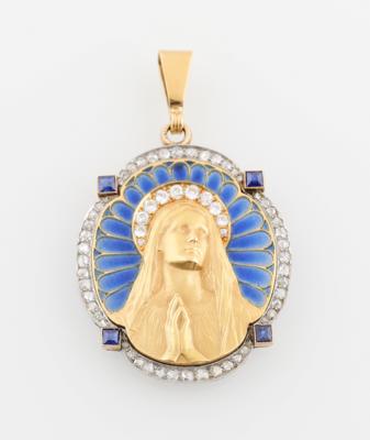 Diamantanhänger Madonna - Erlesener Schmuck