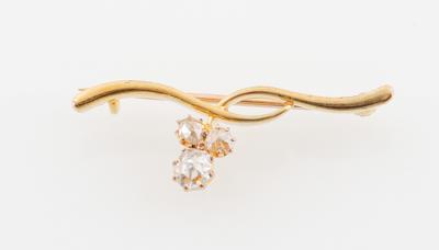 Diamantbrosche zus. ca. 0,60 ct - Exquisite jewellery