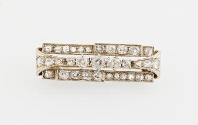 Altschliffdiamantbrosche zus. ca. 1,50 ct - Exquisite jewellery