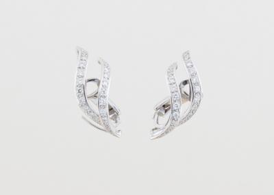 Brillantohrclips zus. ca. 1,20 ct - Exquisite jewellery