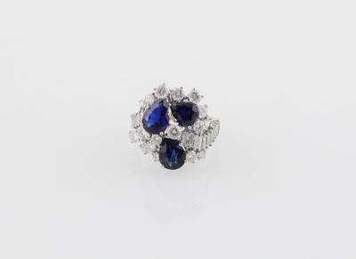 Diamant Saphir Ring - Exkluzivní šperky