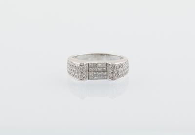 Diamantring zus. ca. 0,90 ct - Exquisite jewellery