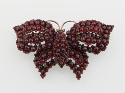 Granatbrosche Schmetterling - Exkluzivní šperky