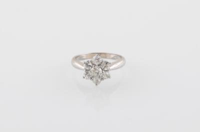 Altschliffdiamant Ring zus. ca. 1,10 ct - Gioielli scelti