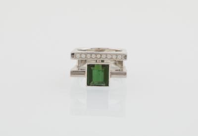 Brillant Turmalin Ring - Erlesener Schmuck