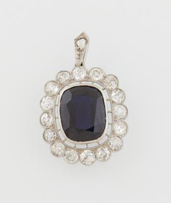 Diamant Saphiranhänger - Exkluzivní šperky