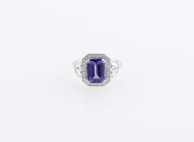 Diamant Tansanit Ring - Exquisite jewellery