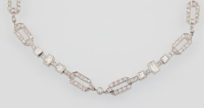 Diamantcollier zus. ca. 7,30 ct - Exquisite jewellery